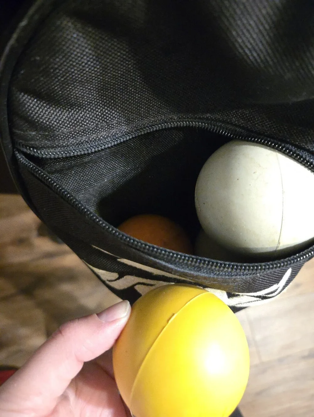 Black Stick Bag with Shoulder Strap